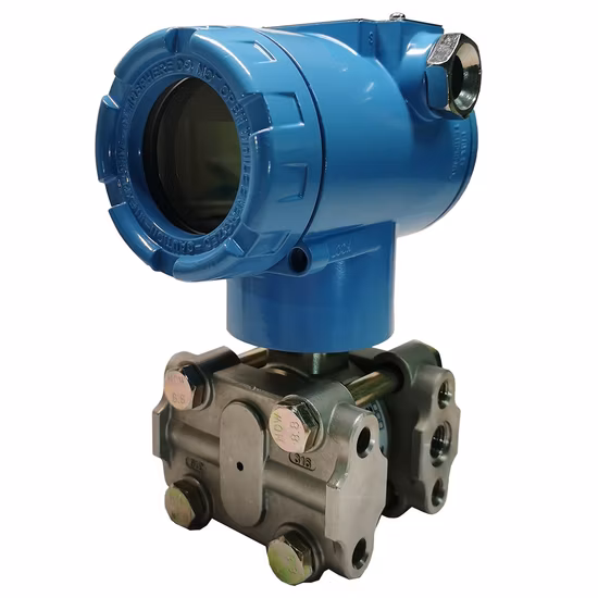 Transmissor de pressão diferencial de silicone monocristalino de diafragma de aço inoxidável de alta precisão para líquidos